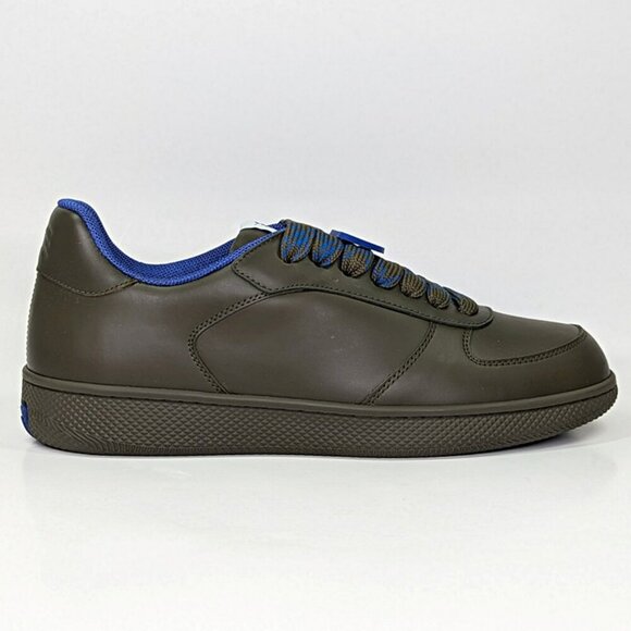 Burberry Men's Terrace Low Top Leather Sneakers in Loch Size 43 (MSRP $820) - Picture 4 of 12
